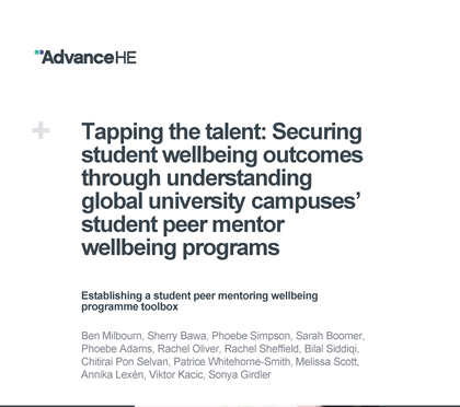 Tapping the talent: Securing student wellbeing outcomes