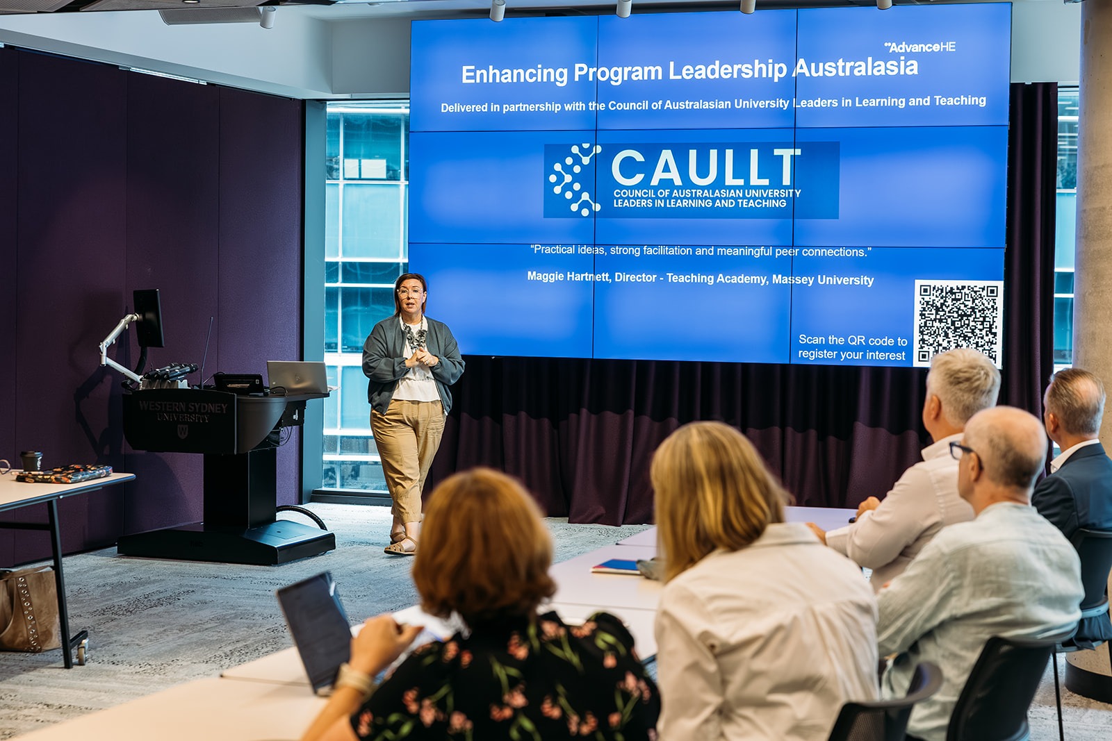 Delegates at a CAULLT event