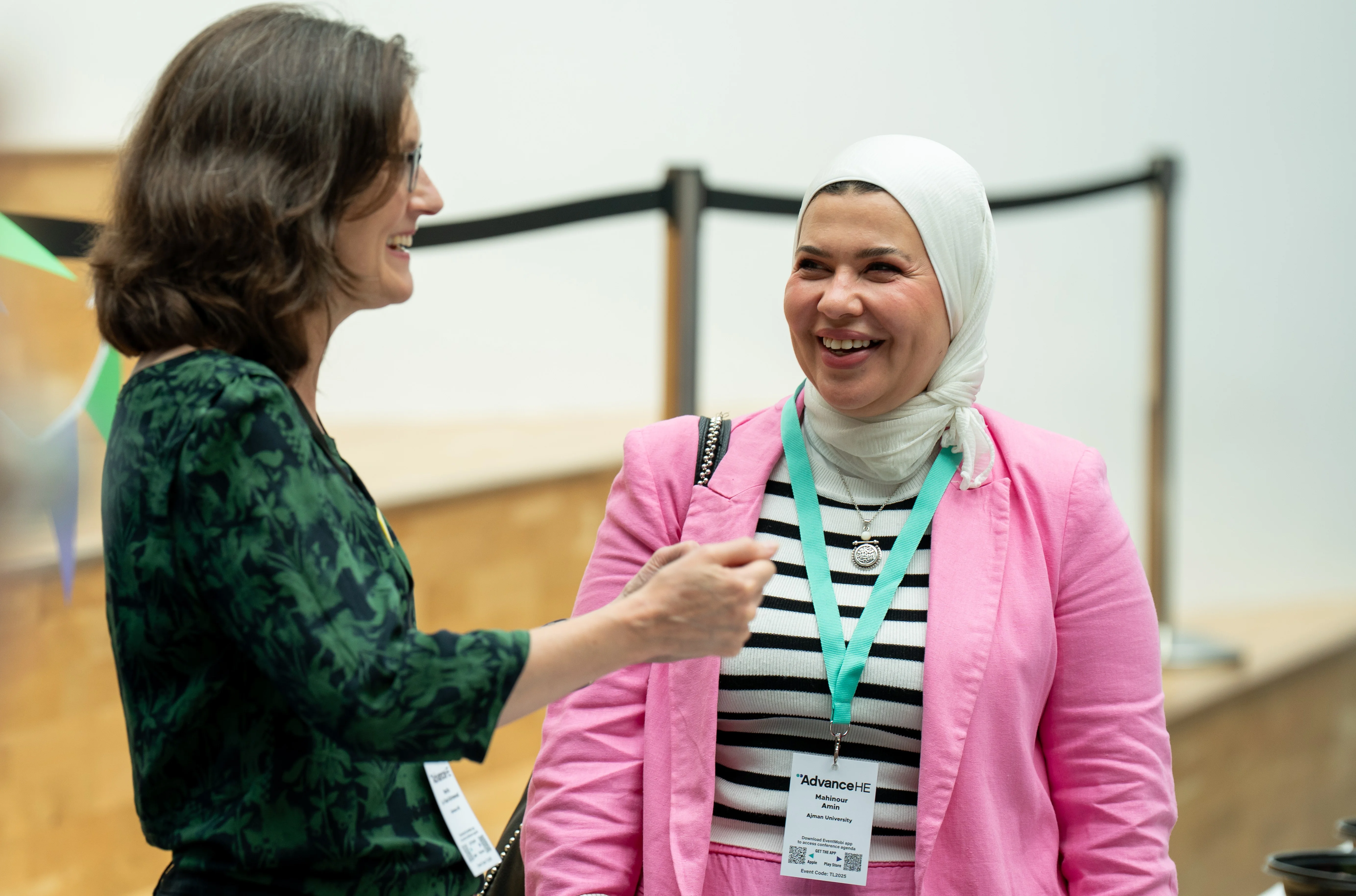 Woman talking to each other