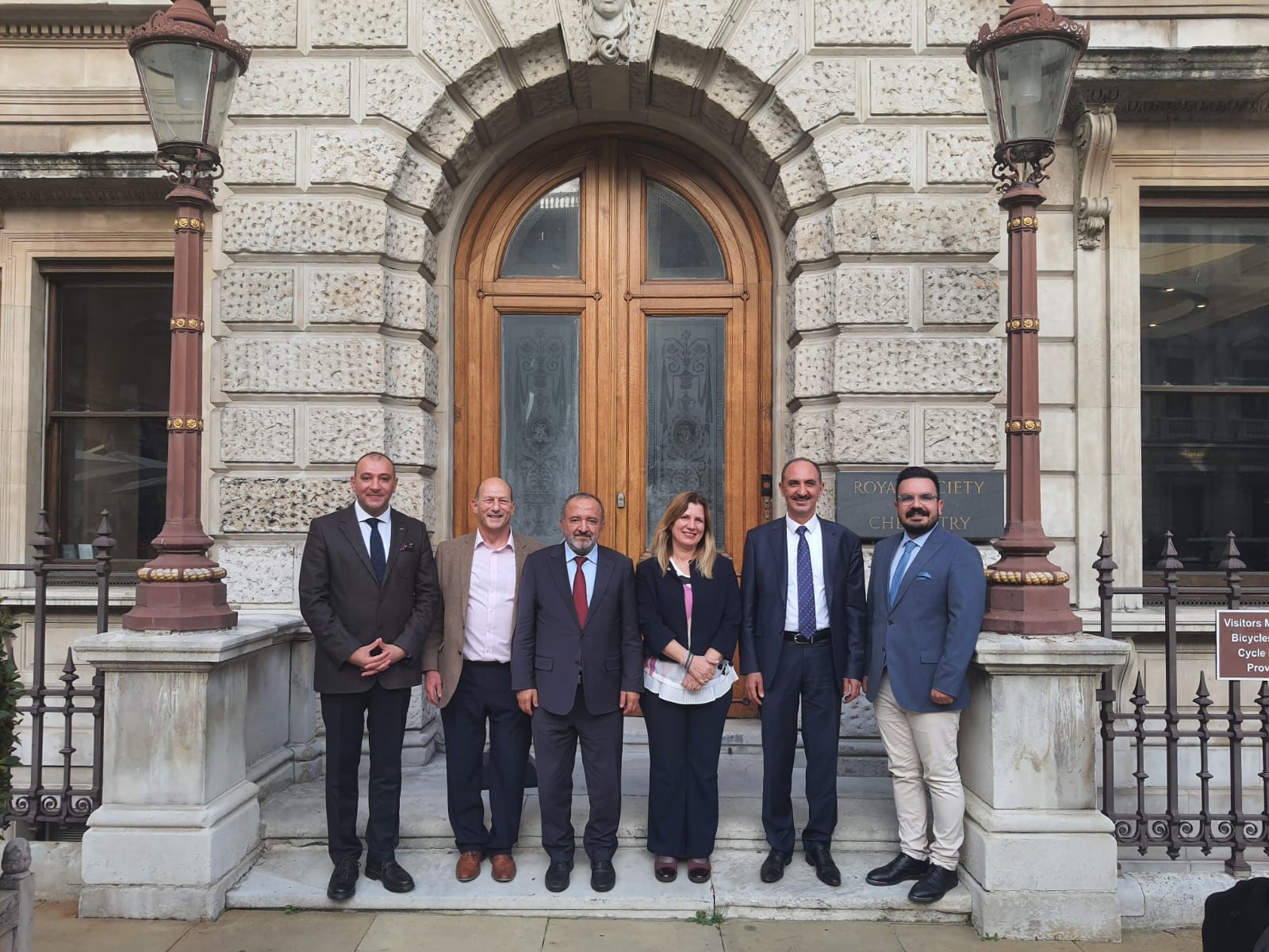 Turkist delegation at Royal Society of Chemistry, London, UK