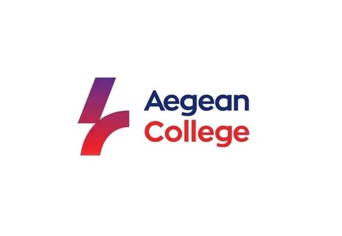 Aegean College, Greece logo.